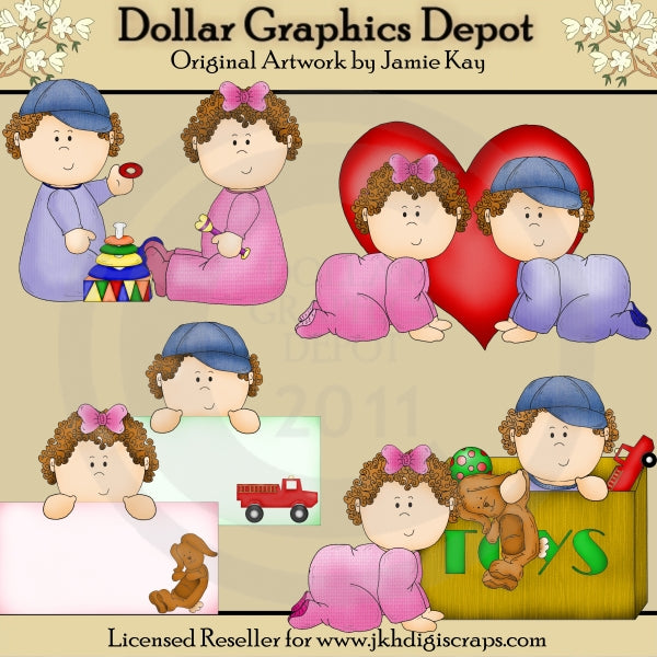 Heidi e Henry Playtime 1 - ClipArt