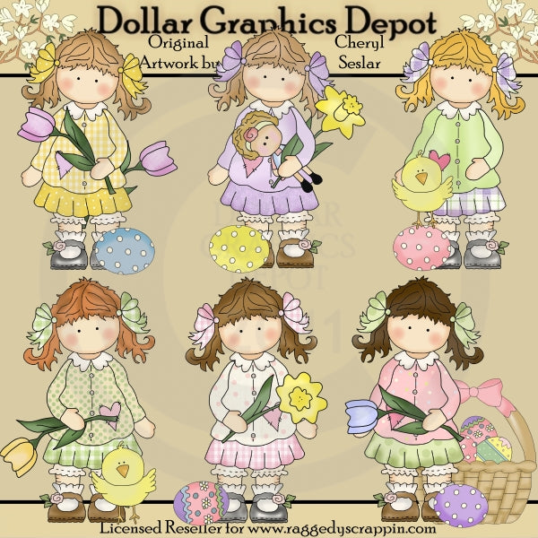 Holly Loves Easter - Clip Art