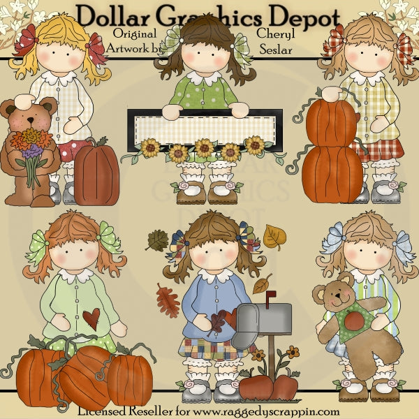 Bendiciones De Otoño De Holly - Clipart