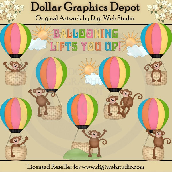 Mongolfiere - ClipArt