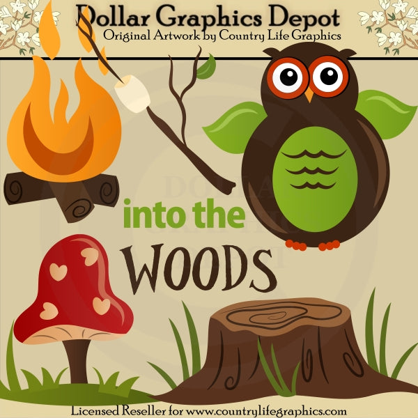 En El Bosque - Clipart