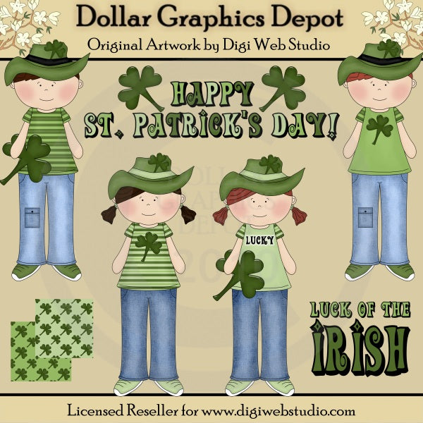 Bambini irlandesi - ClipArt