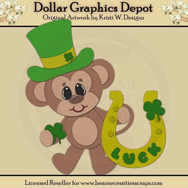 Irish Monkey 3 - File da taglio/Ricomposizione della carta - Esclusiva DCS