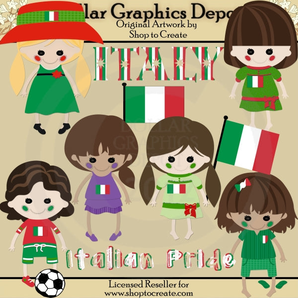 Muñecas Italianas - Clipart