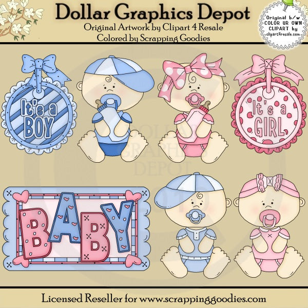 It's A Baby - Clip Art
