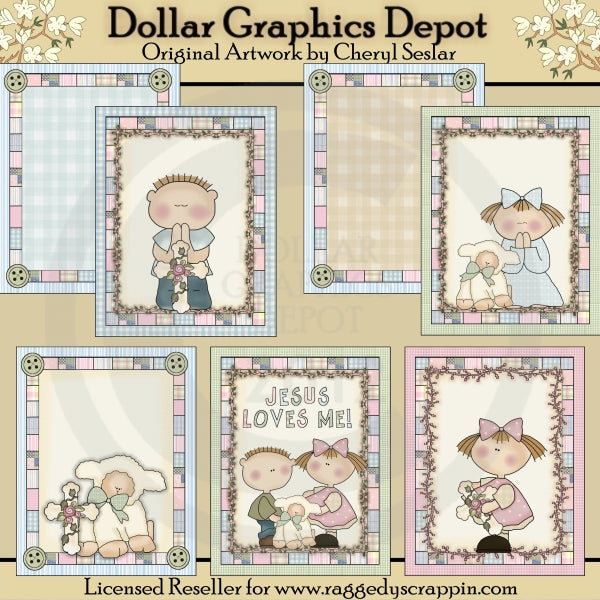 Cartoline Gesù mi ama - stampabili