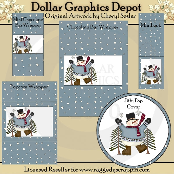 Joyful Snowman - Wrapper Set