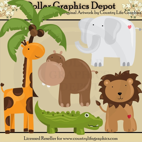 Amici della giungla - ClipArt