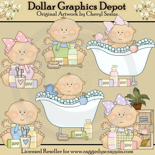 Just Babies - Bath and Body - Clip Art