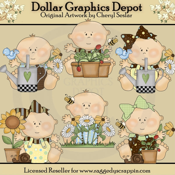 Just Babies - Garden - Clip Art