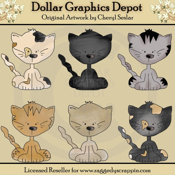 Solo gatti - ClipArt - Esclusiva DCS