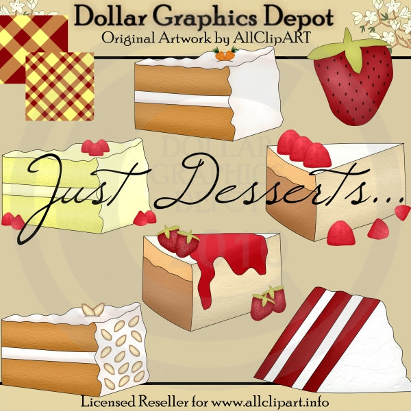 Just Desserts - Clip Art