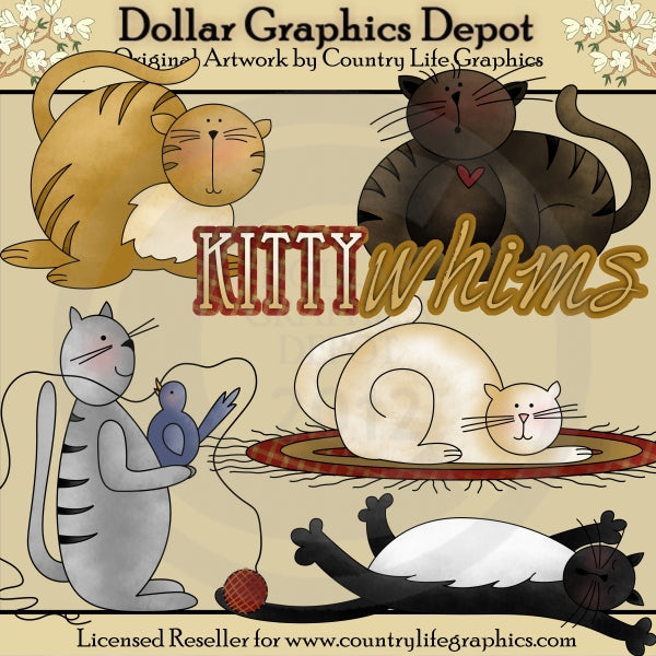 Kitty Whims - Clip Art