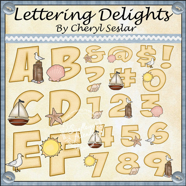 At The Beach...Lettering Delights