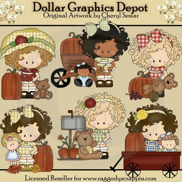 Pequeña Lucy - Deseos De Otoño - Clipart