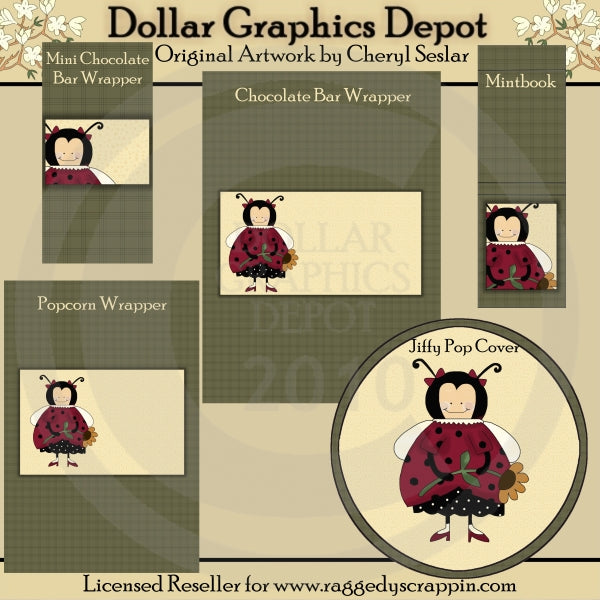 Ladybug Lily - Wrapper Set