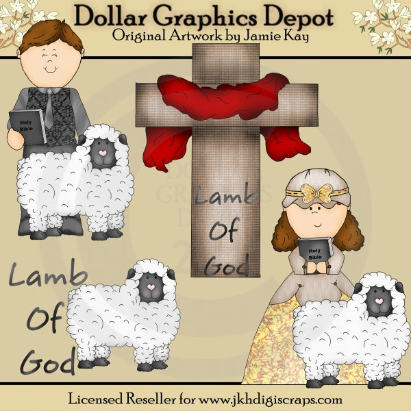 Cordero de Dios 2 - Clipart