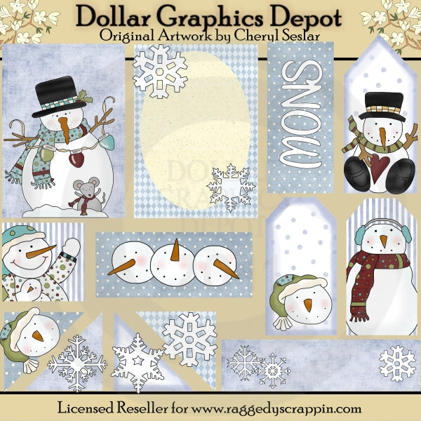 Déjalo nevar - Delicias de Scrappin