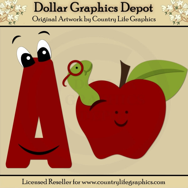 Alphabet Letter A - Cutting Files