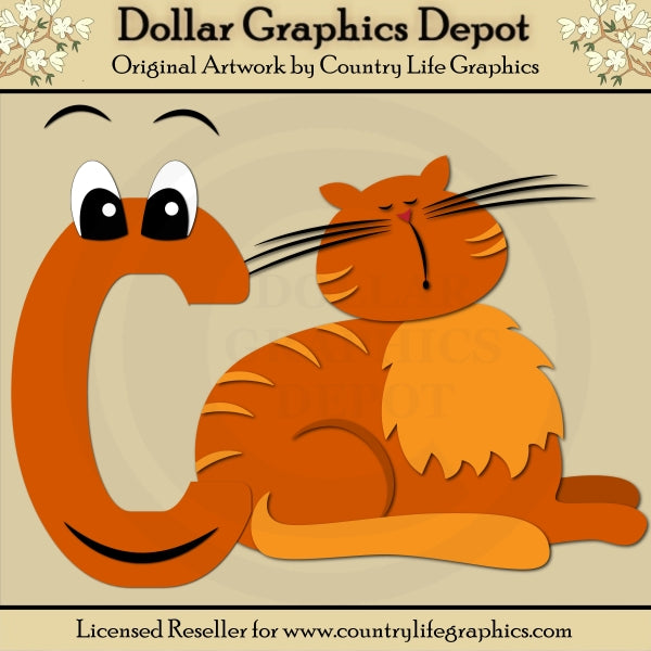 Alphabet Letter C - Cutting Files