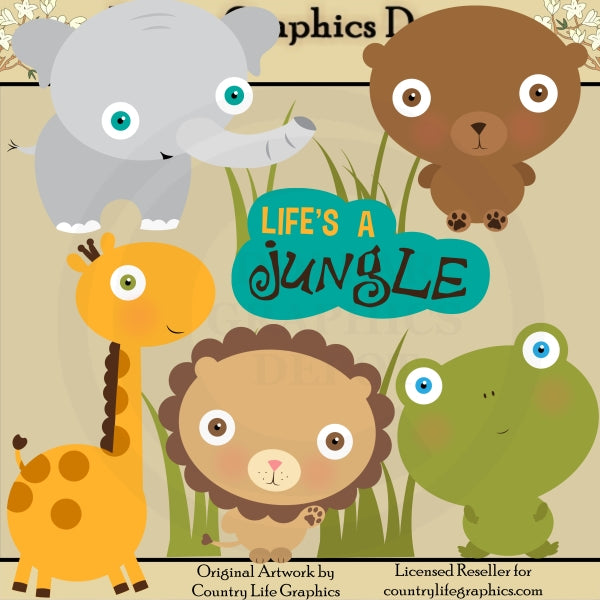 La vida es una jungla - Clipart