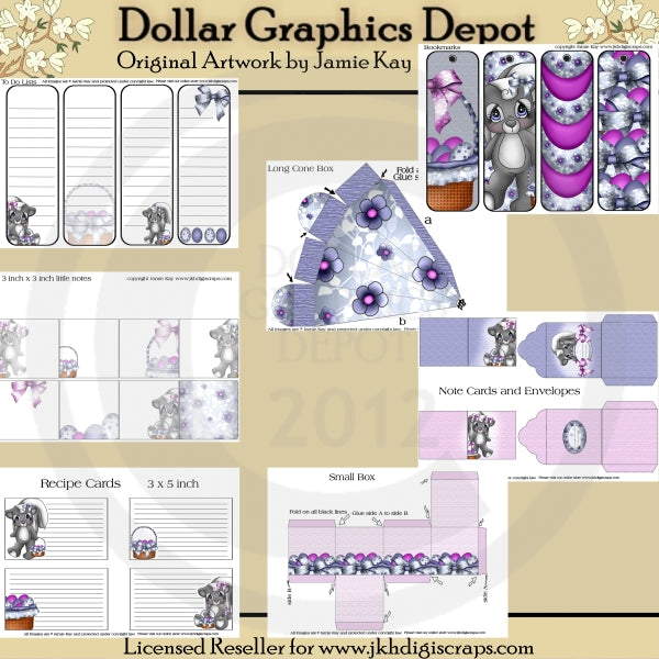 Lil' Bell's Easter - Printable Craft Set