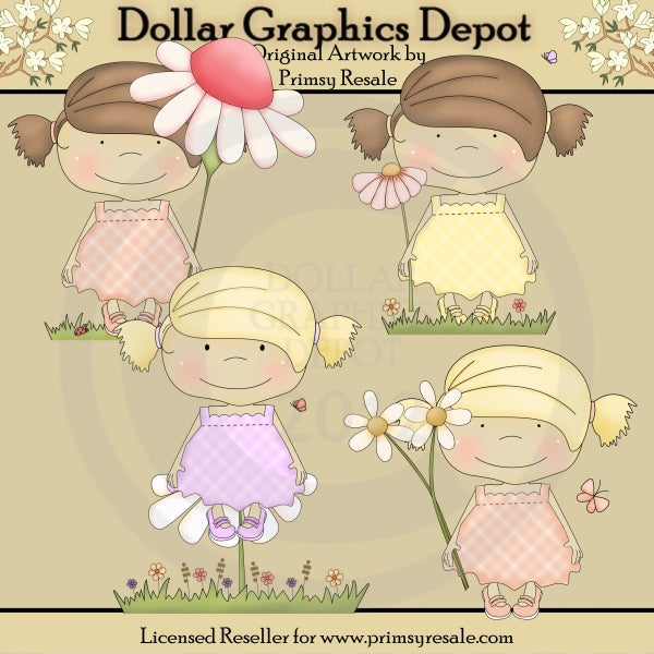 Lil' Flower Girls - Imágenes Prediseñadas