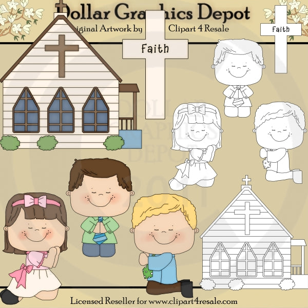 Piccole preghiere - ClipArt