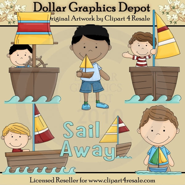 Piccoli marinai - ClipArt - Esclusiva DCS