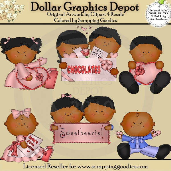 Lil' Valentine Kids 2 - ClipArt