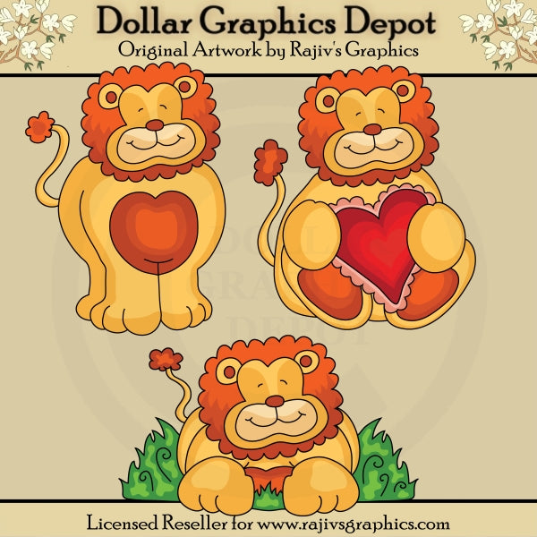 Leones - Clipart