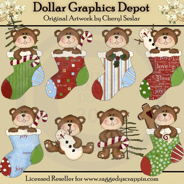 Piccoli orsetti di Natale - ClipArt - Esclusiva DCS