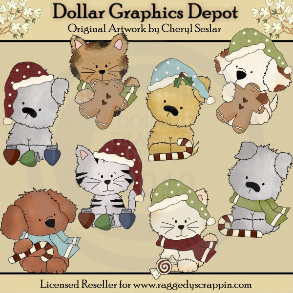Pequeños Bichos - Navidad - Clipart