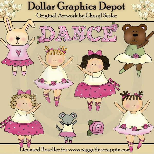 Piccole ballerine - ClipArt
