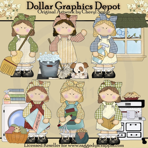 Little Darlin's - In giro per casa - ClipArt