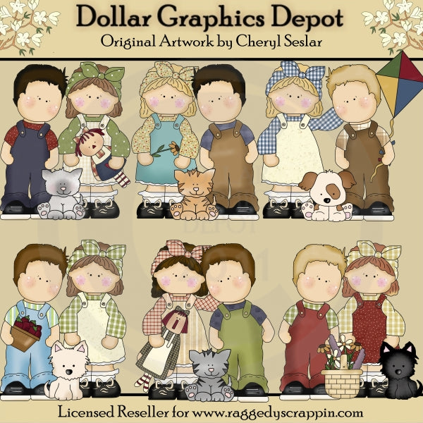 Little Darlin's - Migliori amici - ClipArt