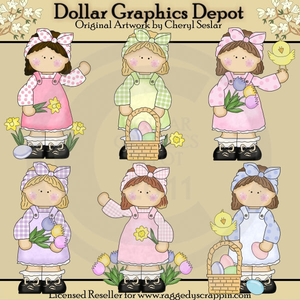 Little Darlin's - Easter - Clip Art