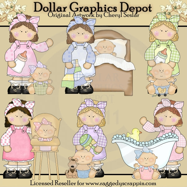 Little Darlin's - Mommas - Clip Art