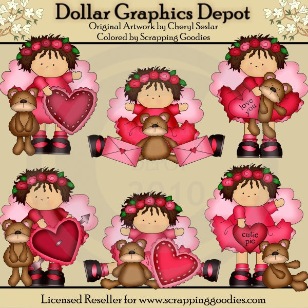 Piccoli amici - Angeli di San Valentino 2 - ClipArt