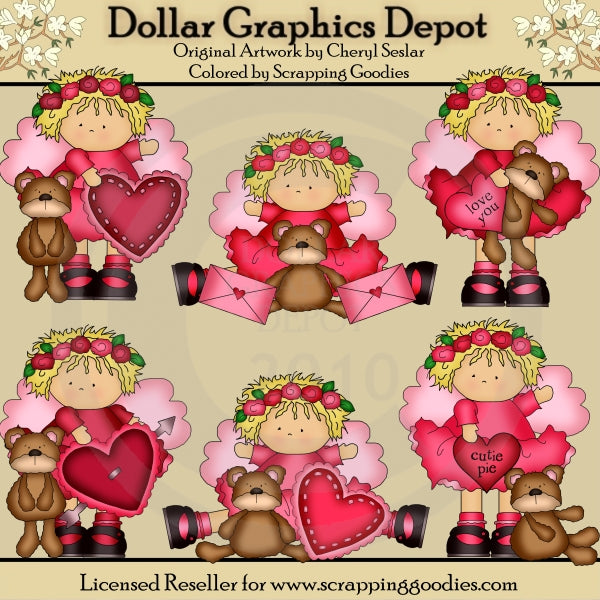 Piccoli amici - Angeli di San Valentino 1 - ClipArt