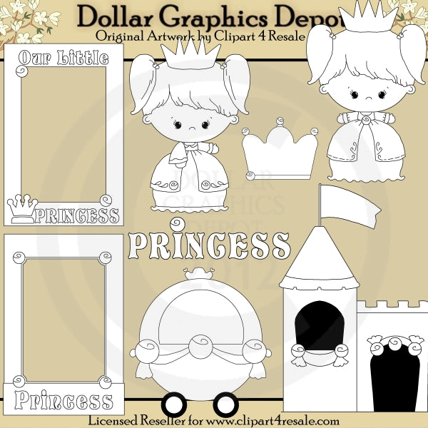 Piccola Principessa - Timbri digitali