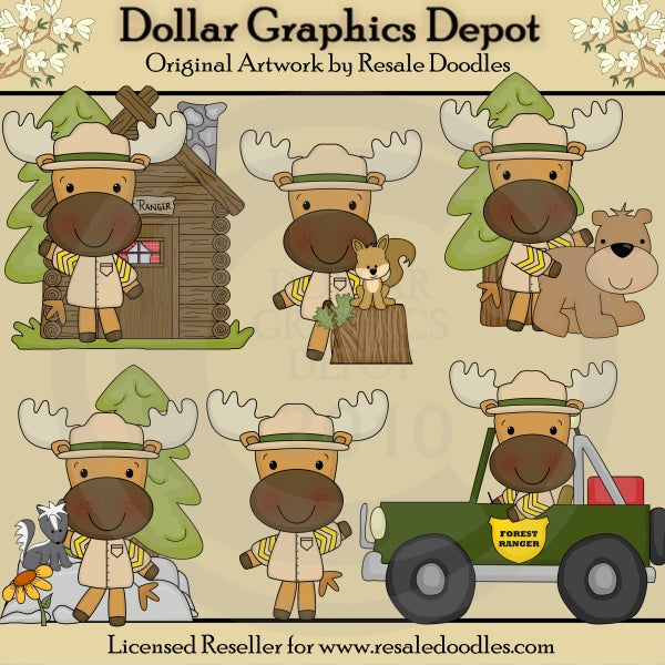 Piccolo alce ranger - ClipArt