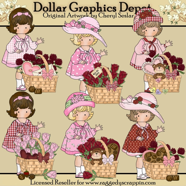 Little Valentine Cuties - Imágenes Prediseñadas - Exclusivo de DCS