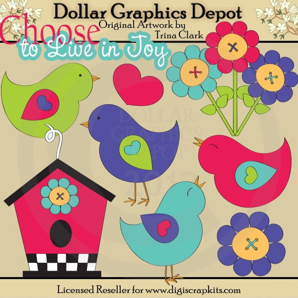 Live In Joy - Clip Art - DCS Exclusive