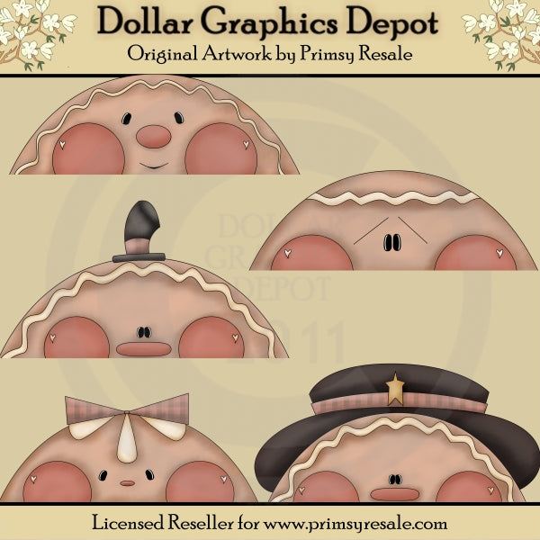 Mirando hacia arriba - Jengibres - Clipart