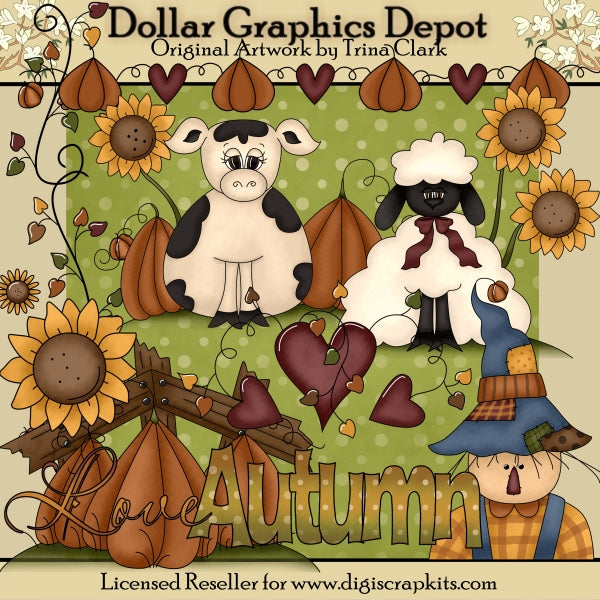 Amor Otoño - Clipart