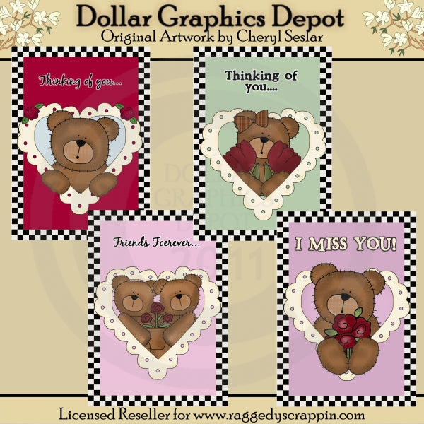 Tarjetas de oso de amor