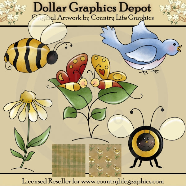 Love Bugs 2 - Clip Art - DCS Exclusive