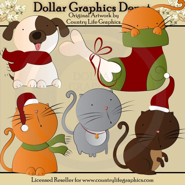 Amo a mi mascota - Clipart