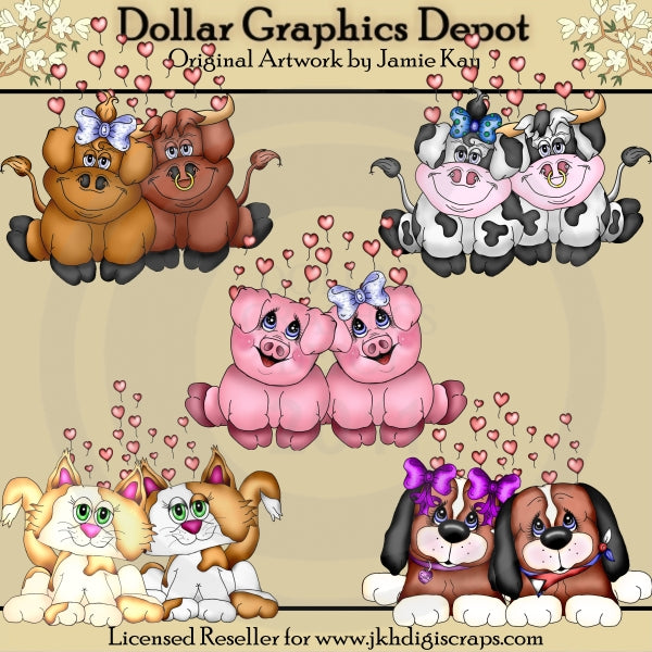 Adorabili creature Dovey - ClipArt